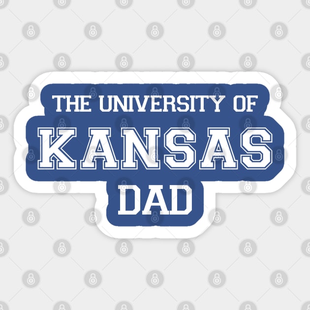 KU Dad Sticker by cowboyknees